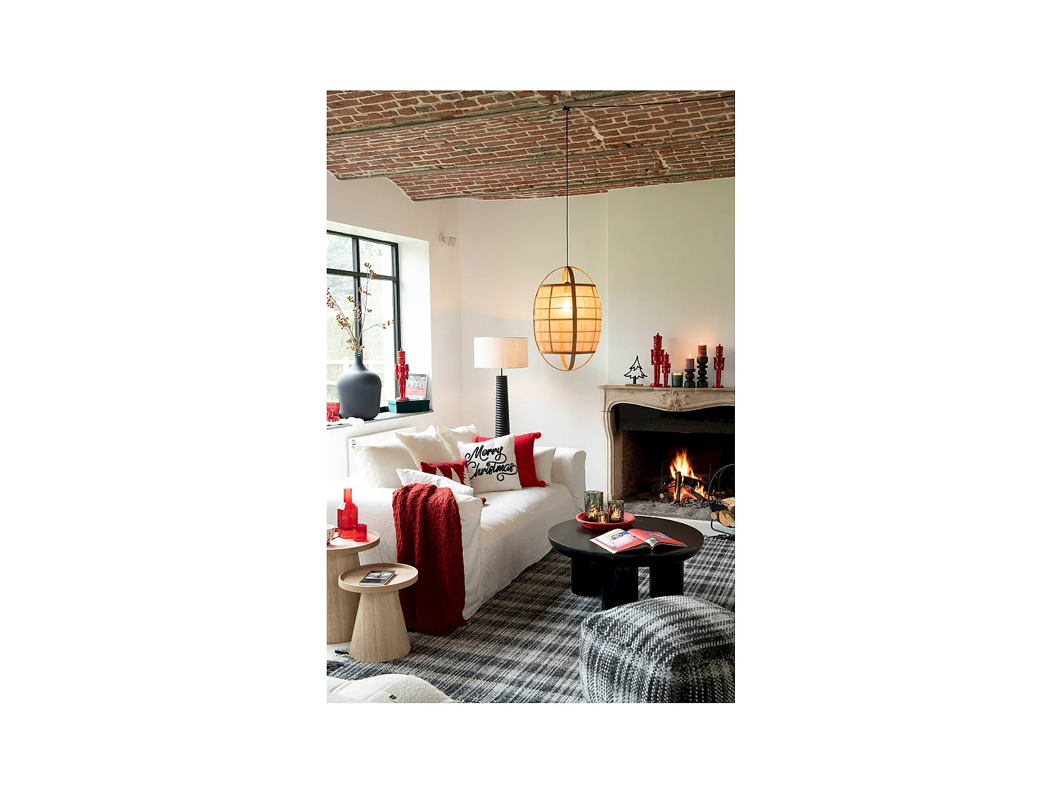 Table basse design trio bois noir élégance contemporaine