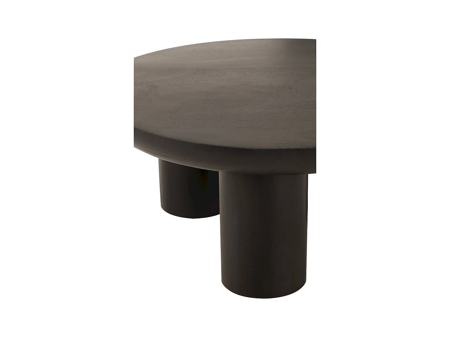 Table basse design trio bois noir élégance contemporaine