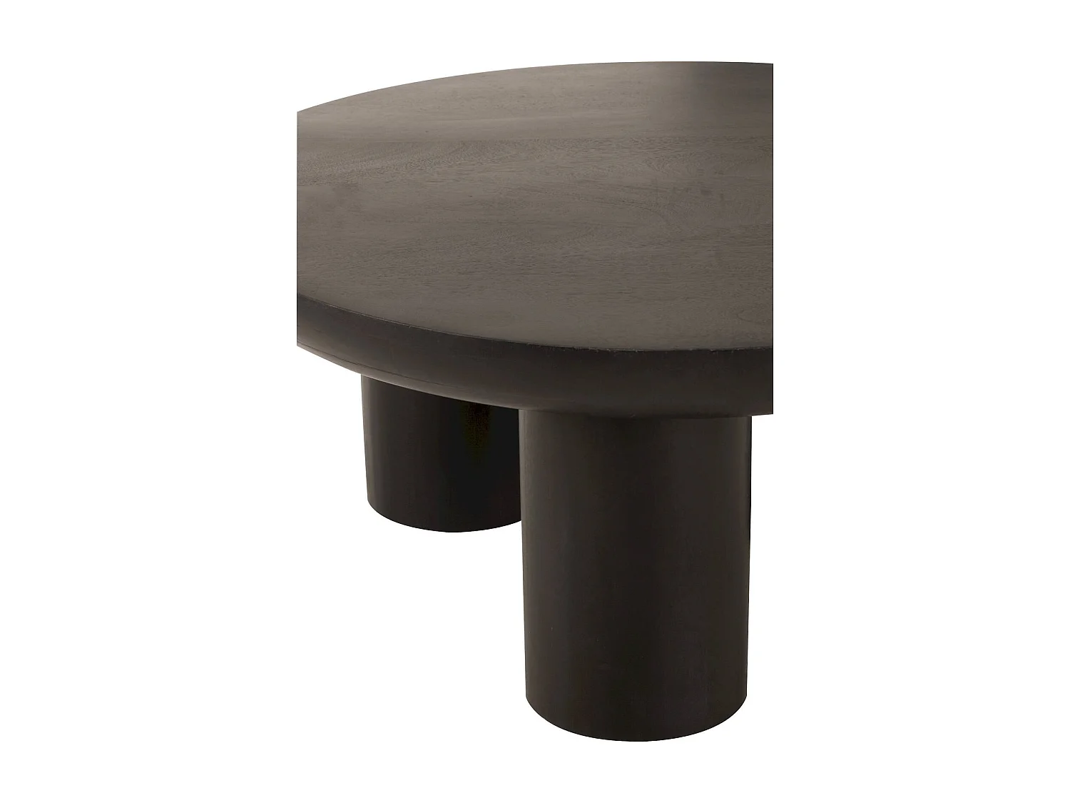 Table basse design trio bois noir élégance contemporaine