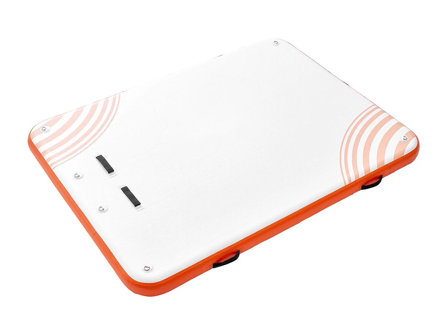 Plateforme Flottante Gonflable, SucceBuy Tapis de Plate-forme Flottant Gonflable 304×243 cm avec Échelle