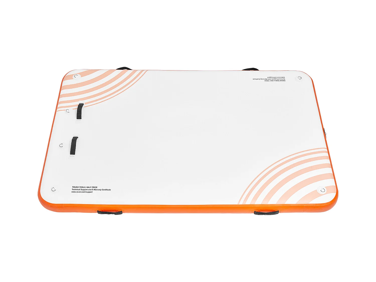 Plateforme Flottante Gonflable, SucceBuy Quai Flottant Gonflable 243×152 cm, Tapis de Plate-forme avec Échelle