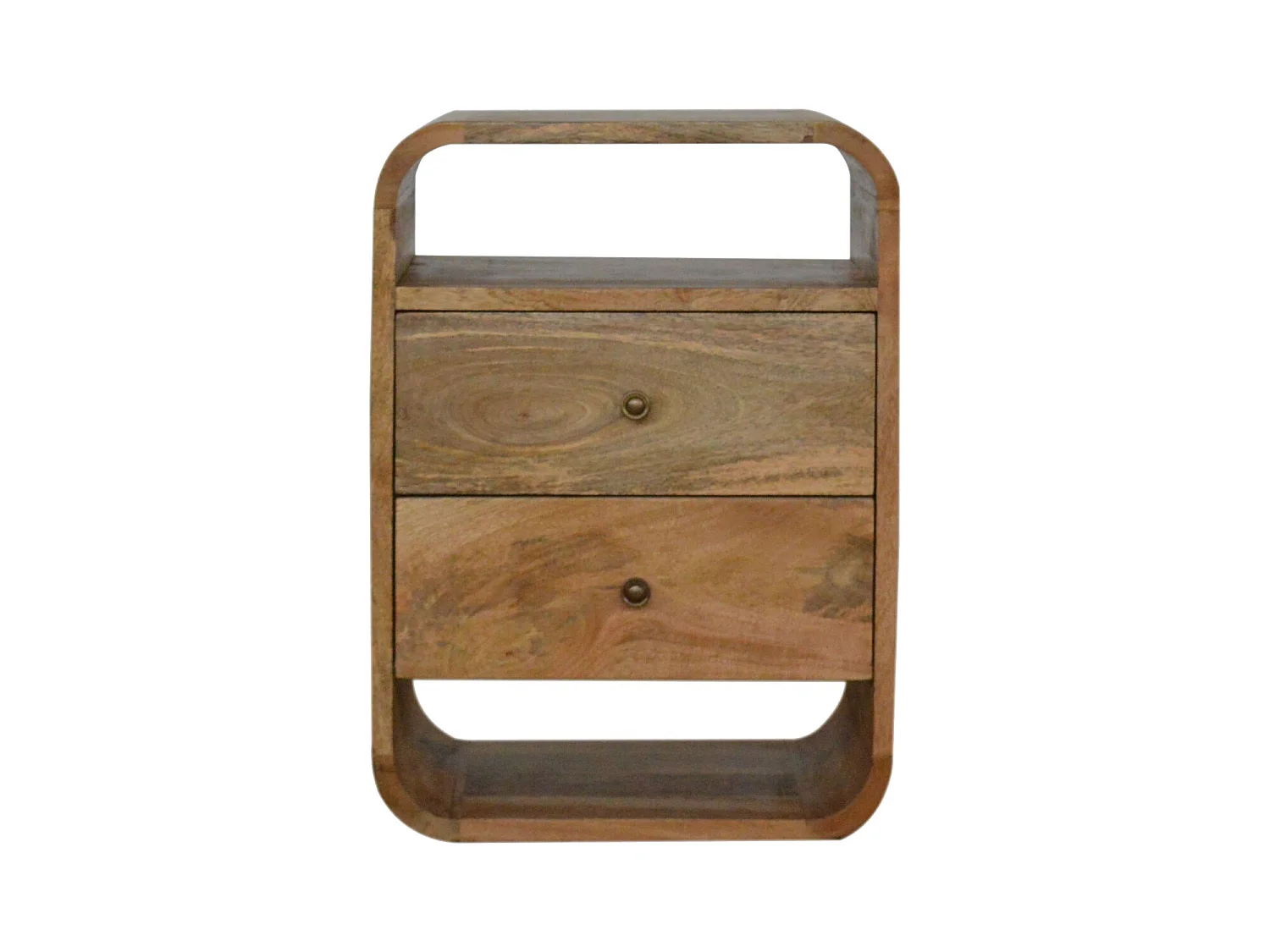 Artisan Furniture Table De Chevet London Avec 2 Tiroirs En Bois Massif