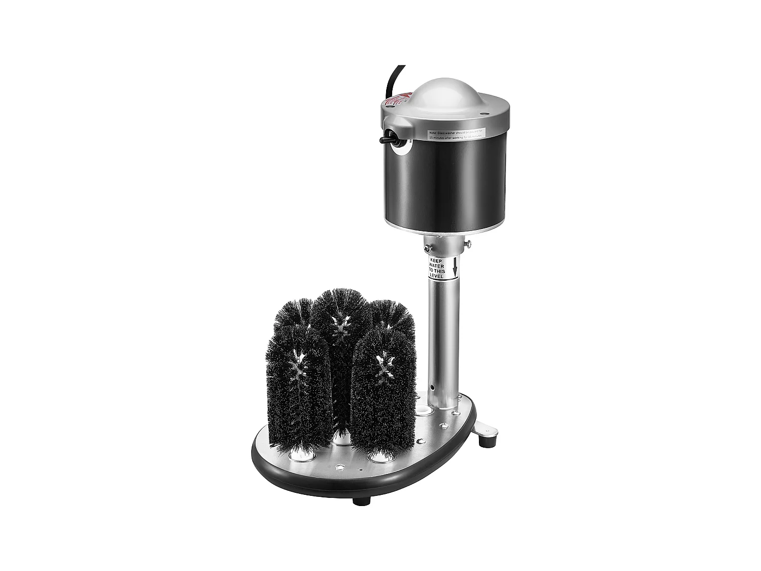 Lave-verres Électrique SucceBuy, 5 Brosses, 600 Tasses/h, pour Différents Verres