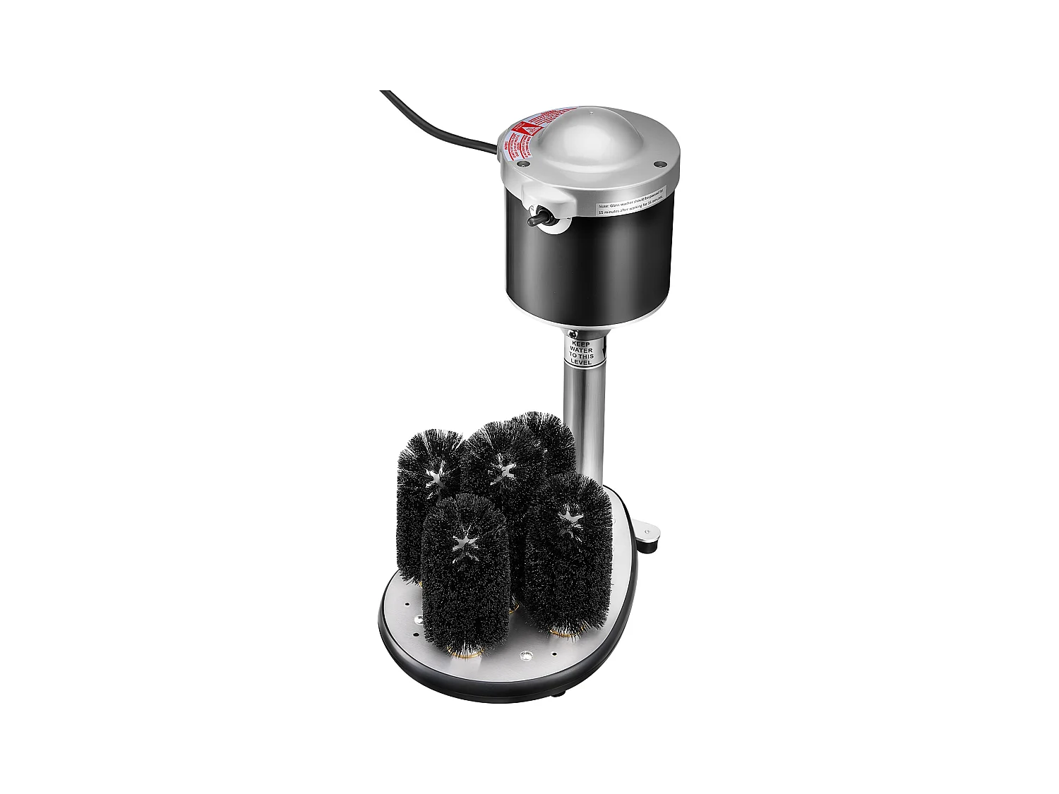 Lave-verres Électrique SucceBuy, 5 Brosses, 600 Tasses/h, pour Différents Verres