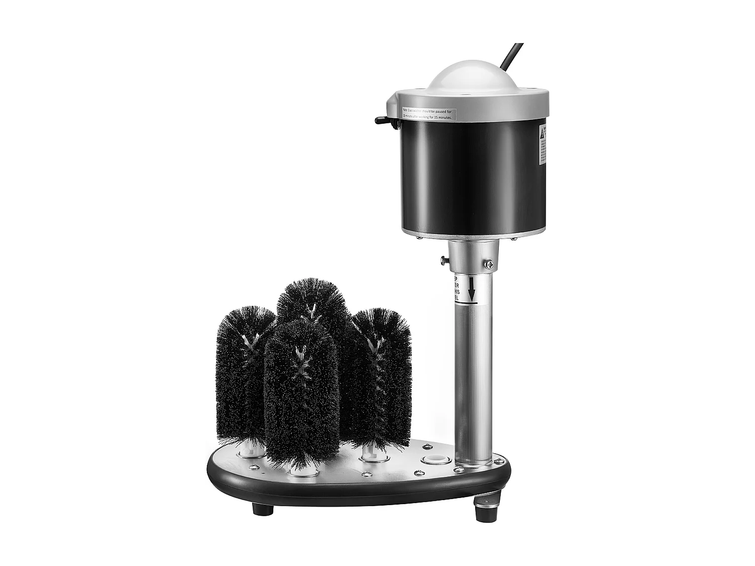 Lave-verres Électrique SucceBuy, 5 Brosses, 600 Tasses/h, pour Différents Verres