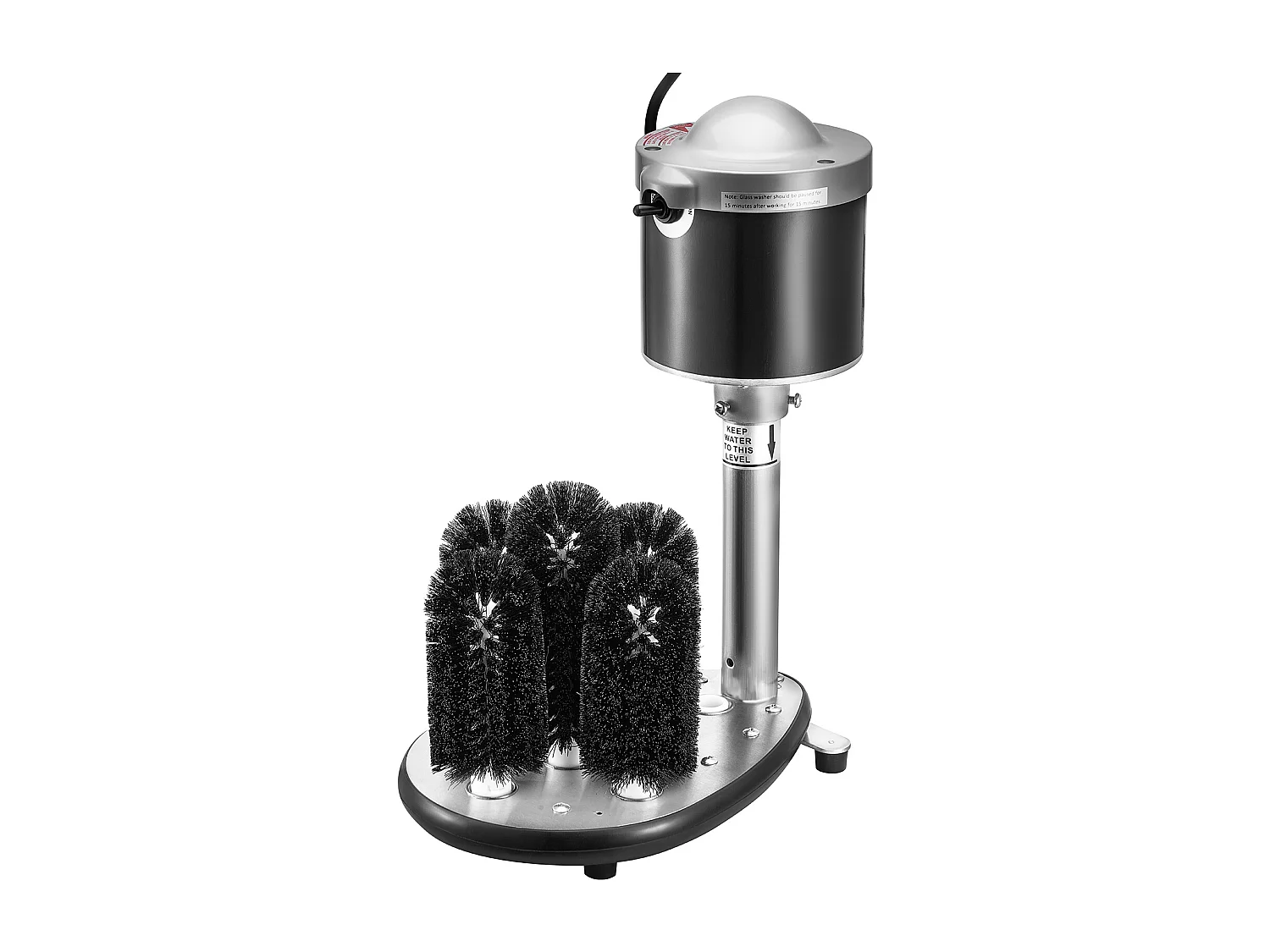 Lave-verres Électrique SucceBuy, 5 Brosses, 600 Tasses/h, pour Différents Verres