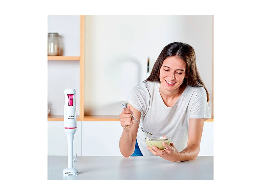 Batidora de mano Taurus Robot 750 Easy 750W acero inoxidable blanco