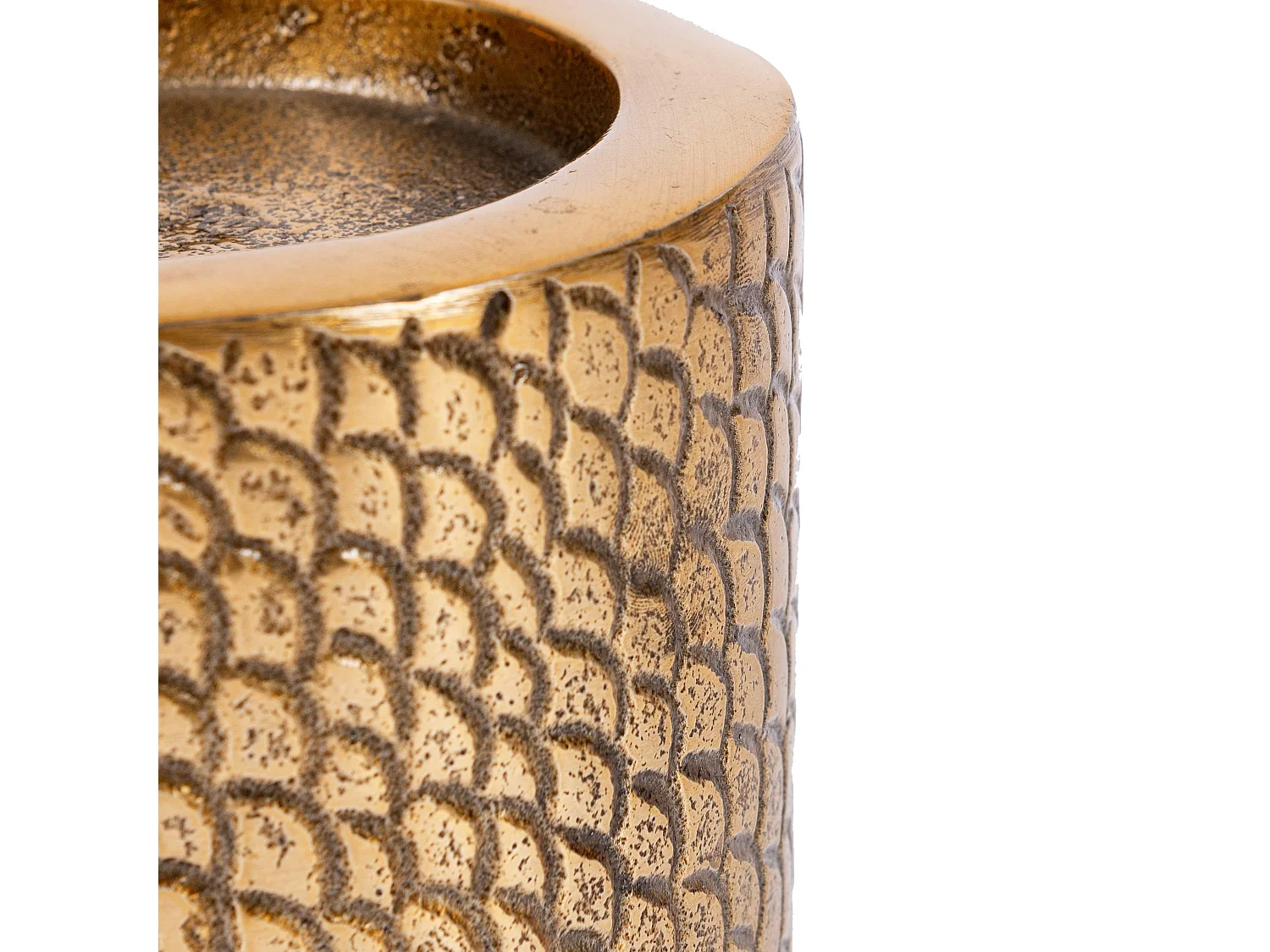 Le Bougeoir Croco - Laiton - L