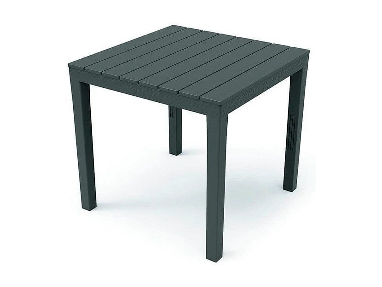 Mesa cuadrada Bali - 78x78x72 cm - Antracita