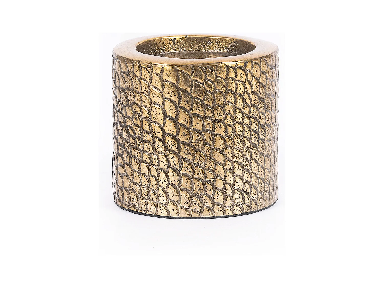 Bougeoir Croco - Laiton - M