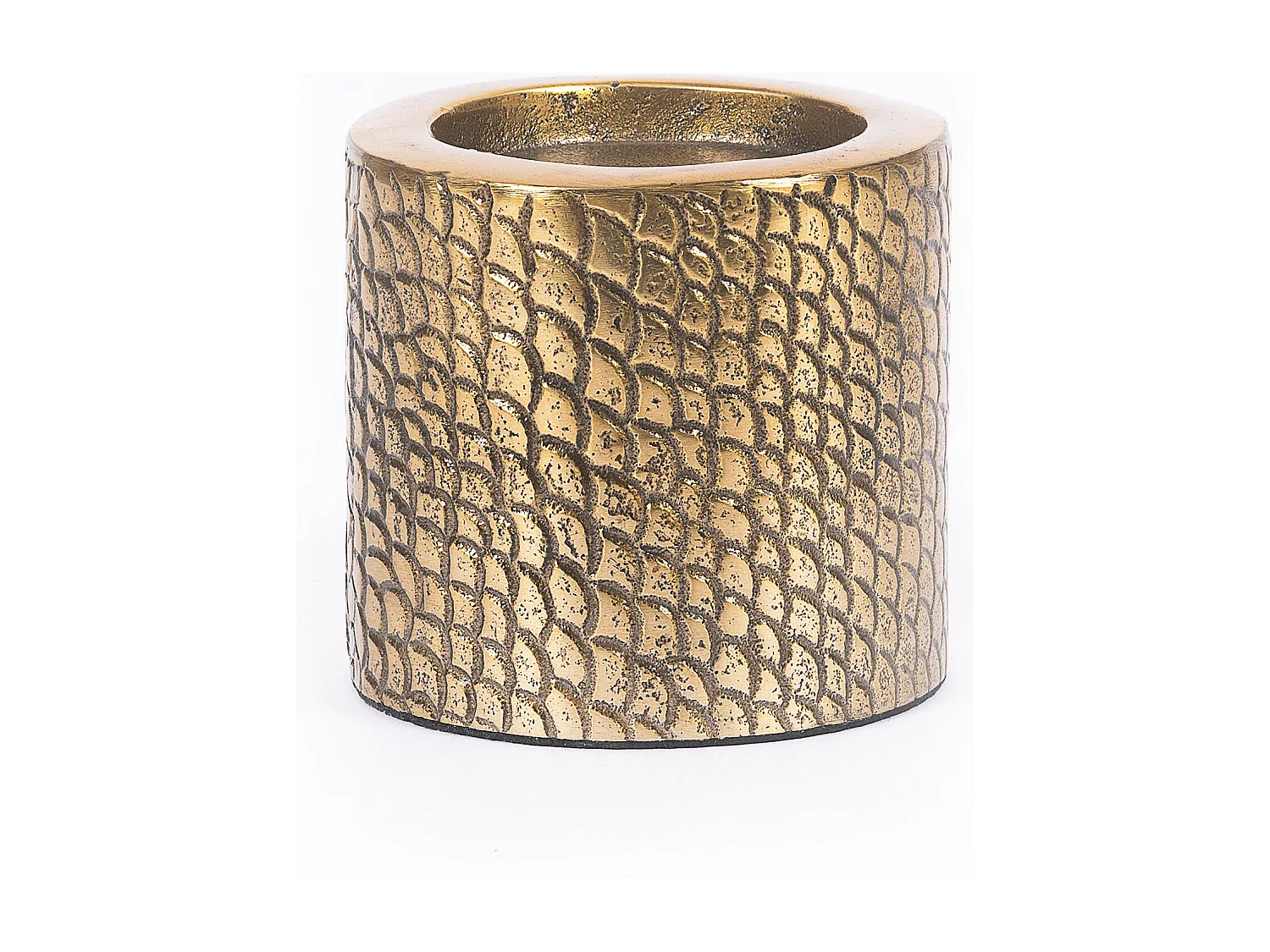 Croco-Kerzenhalter - Messing - M