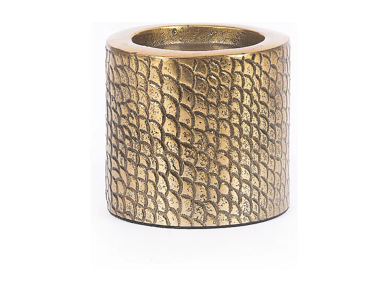 Bougeoir Croco - Laiton - M