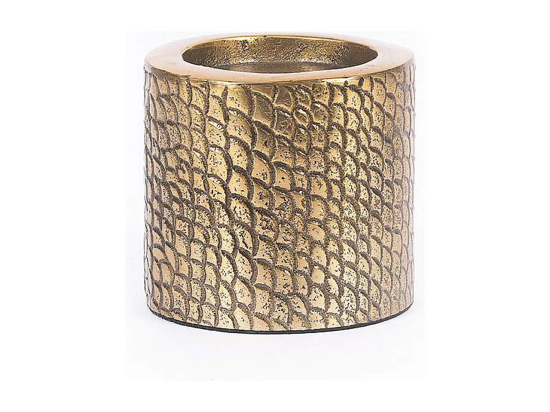 Croco-Kerzenhalter - Messing - M