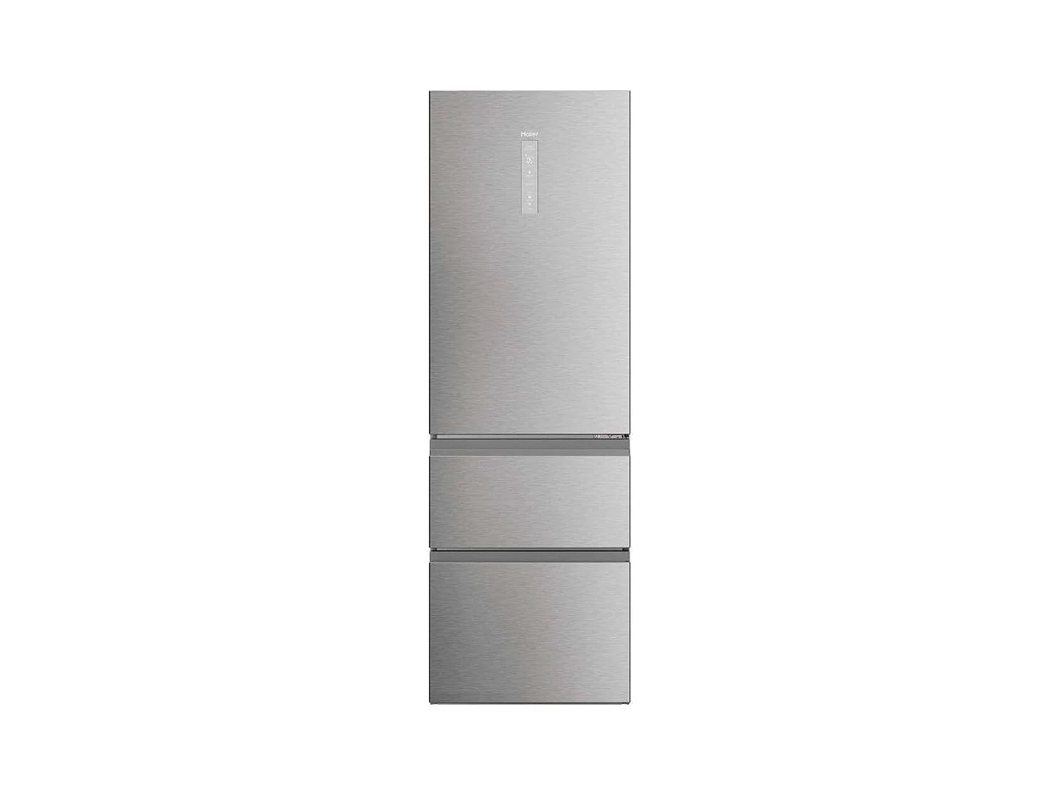 Frigorífico combi 3D 60 Series 5 Haier No Frost 360L 3 puertas WiFi control táctil D inox 185 cm