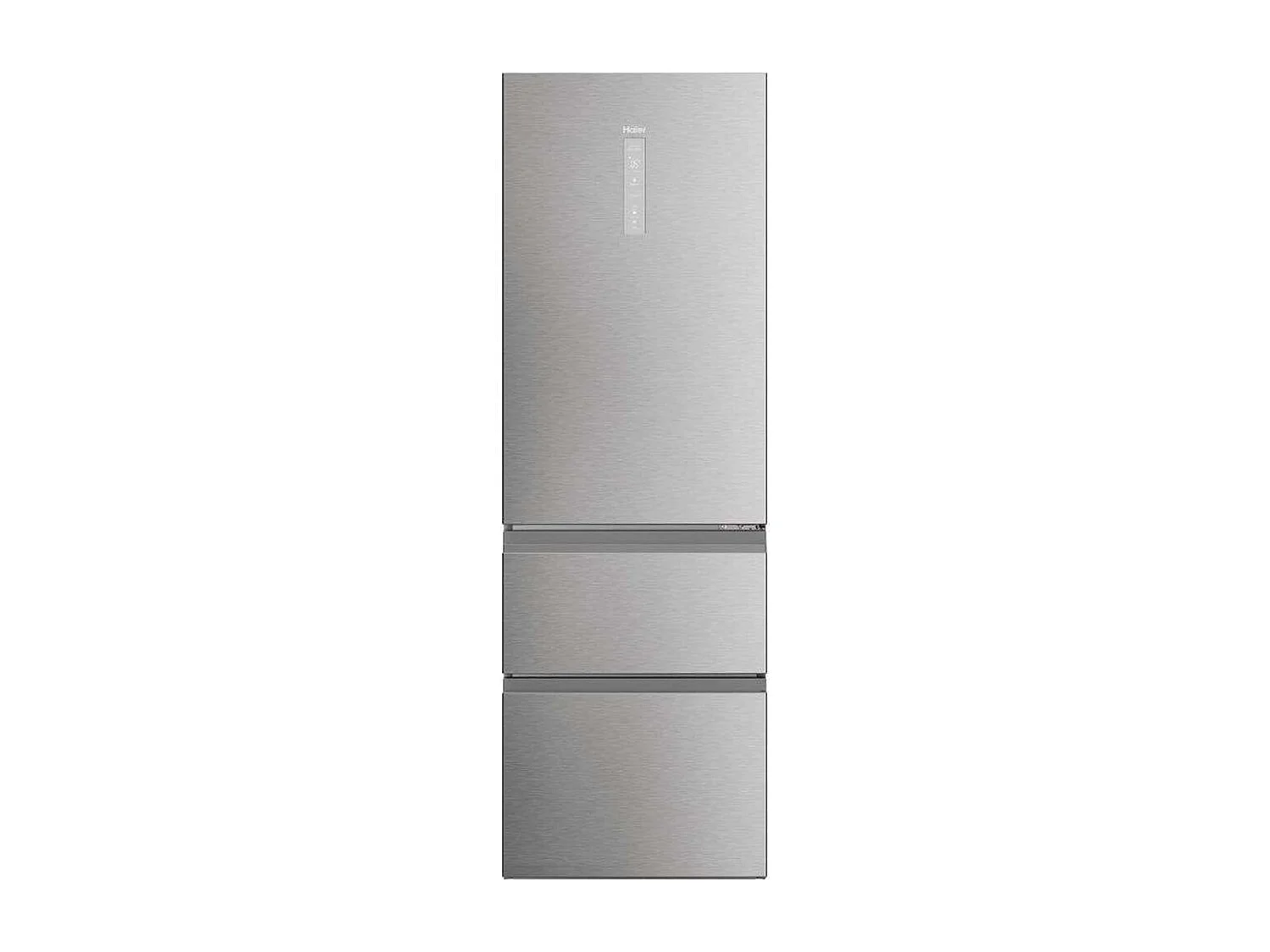 Frigorífico combi 3D 60 Series 5 Haier No Frost 360L 3 puertas WiFi control táctil D inox 185 cm