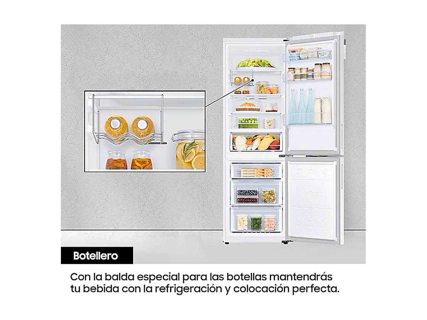 Samsung RB33B612EWW/EF frigorifero con congelatore Libera installazione 344 L E Bianco