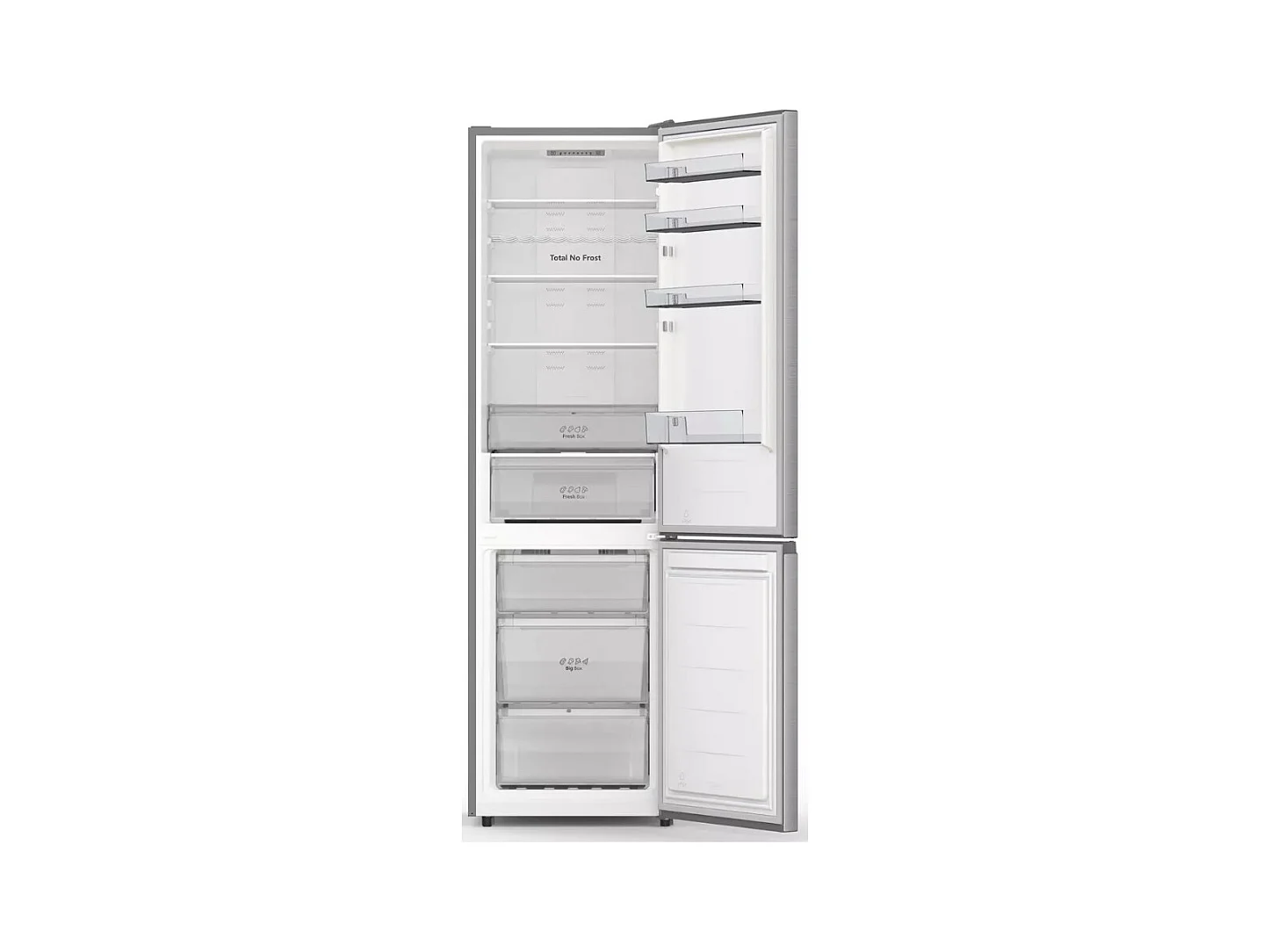 Hisense Réfrigérateur combiné 60cm 336l nofrost inox - RB440N4ACC