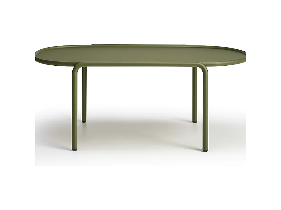 Table basse métal outdoor indoor, 77 x 40 x H30 cm