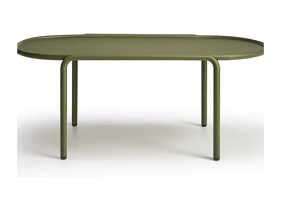 Table basse métal outdoor indoor, 77 x 40 x H30 cm