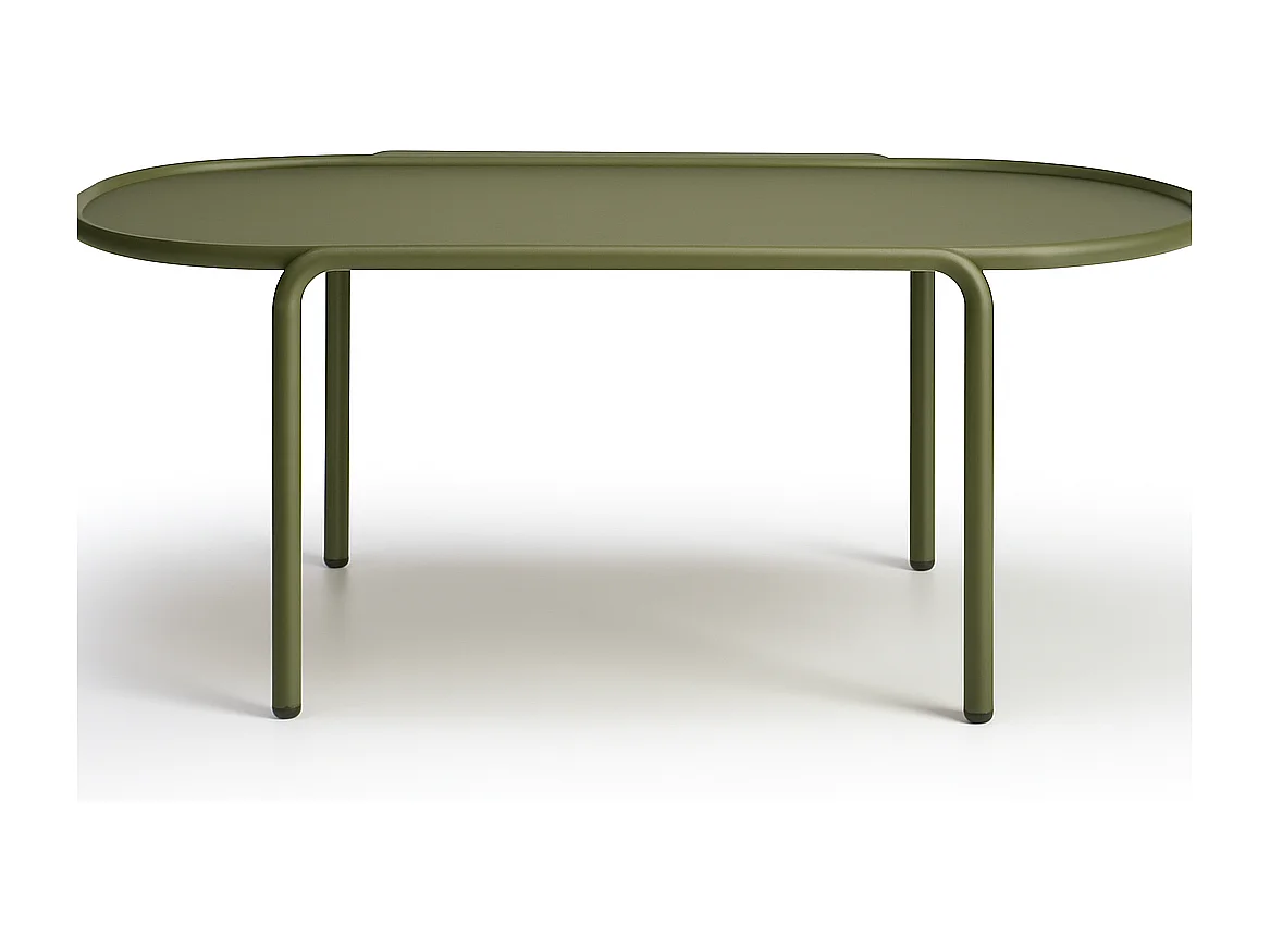Table basse métal outdoor indoor, 77 x 40 x H30 cm