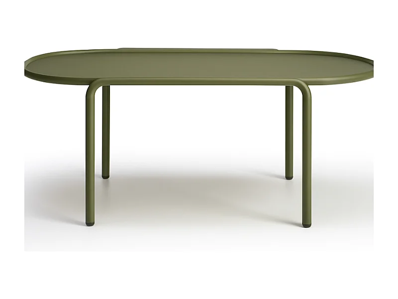 Table basse métal outdoor indoor, 77 x 40 x H30 cm