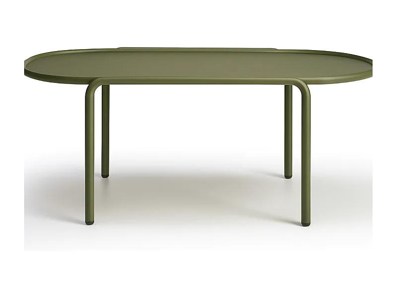 Table basse métal outdoor indoor, 77 x 40 x H30 cm