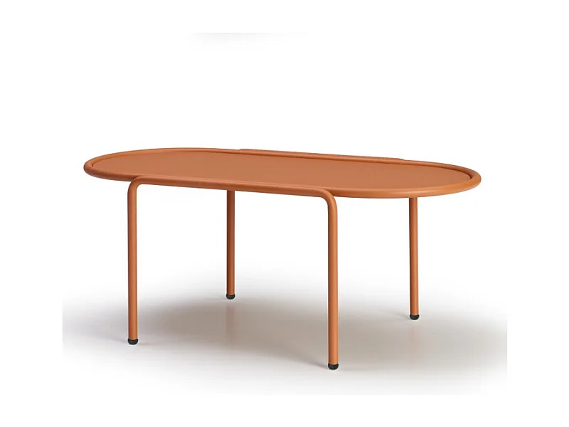 Table basse métal outdoor indoor, 77 x 40 x H30 cm