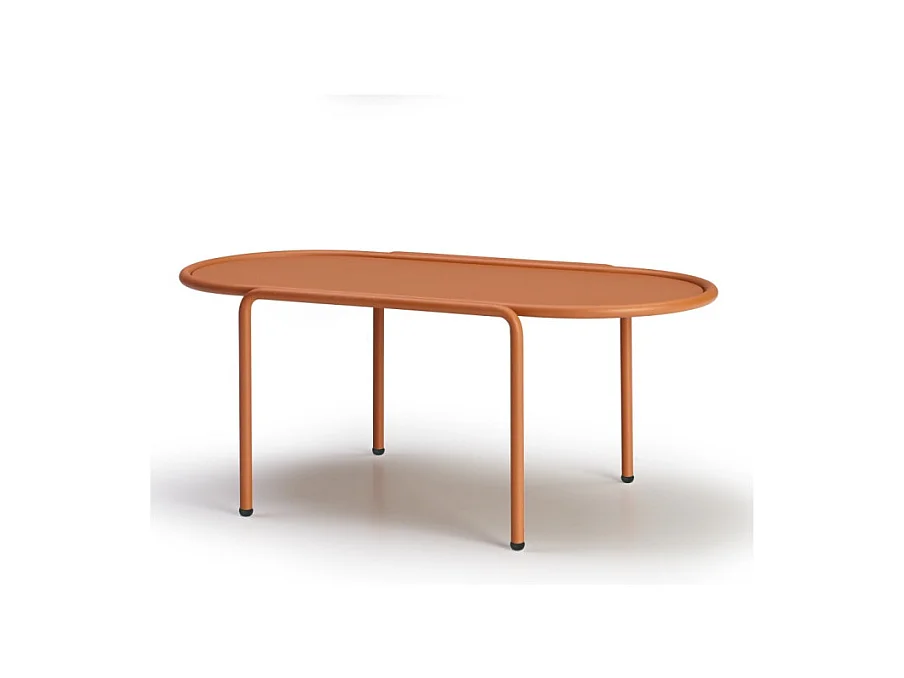 Table basse métal outdoor indoor, 77 x 40 x H30 cm