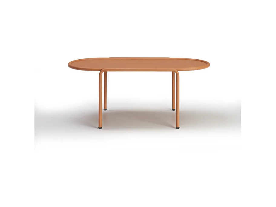 Table basse métal outdoor indoor, 77 x 40 x H30 cm