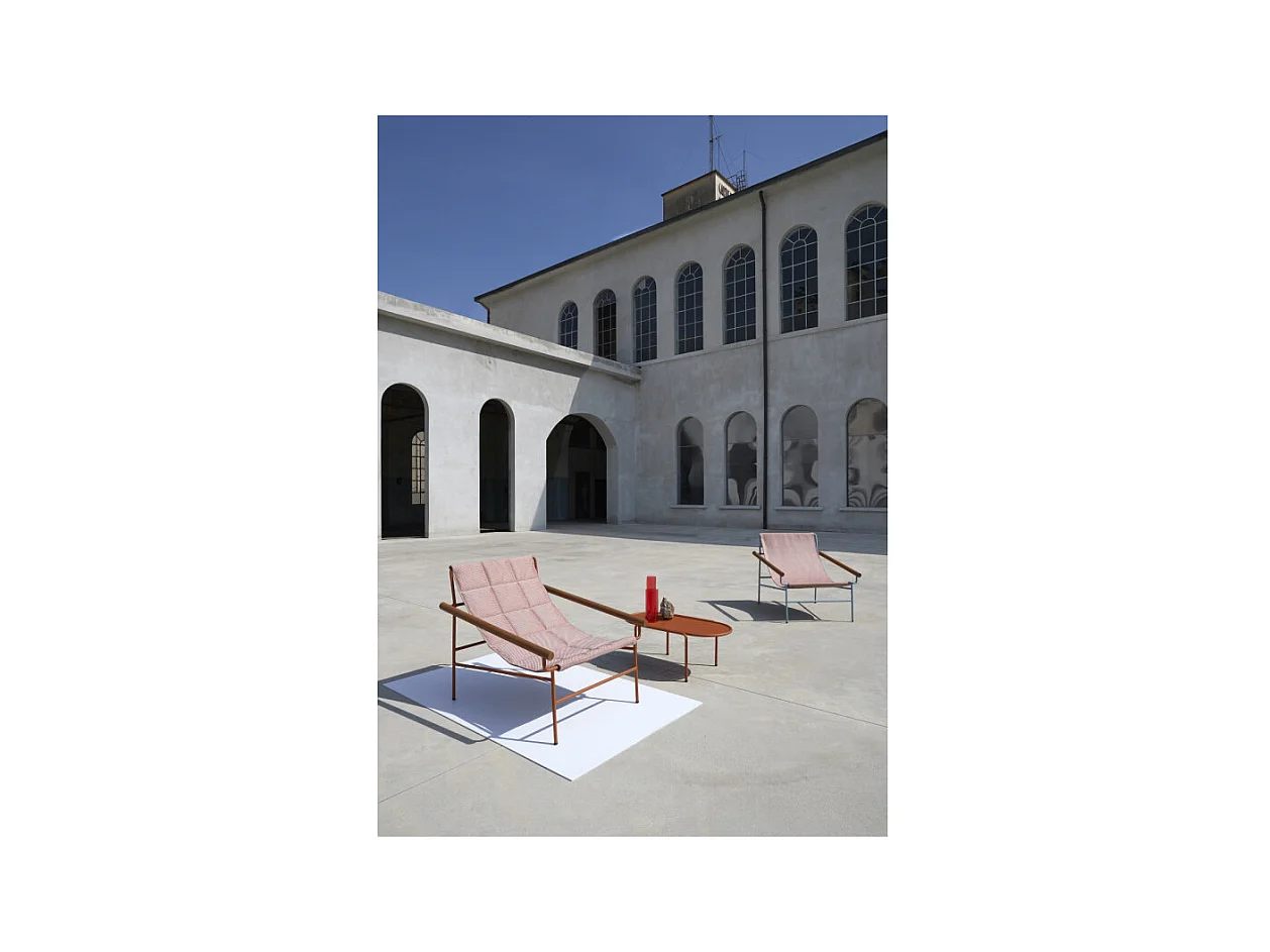 Table basse métal outdoor indoor, 77 x 40 x H30 cm