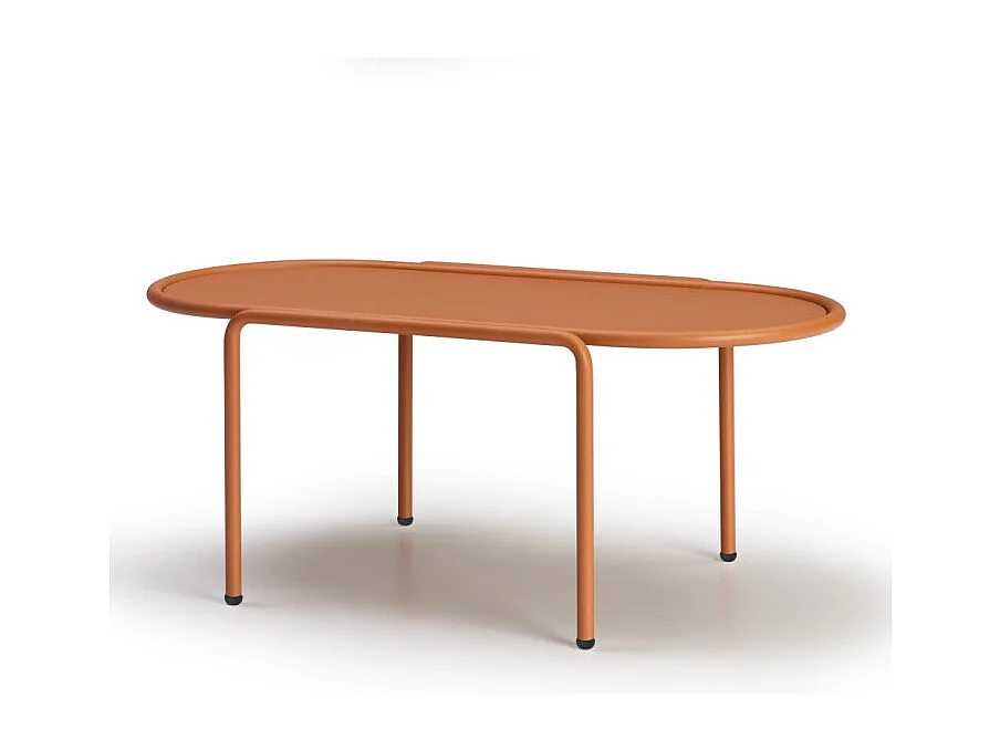 Table basse métal outdoor indoor, 77 x 40 x H30 cm