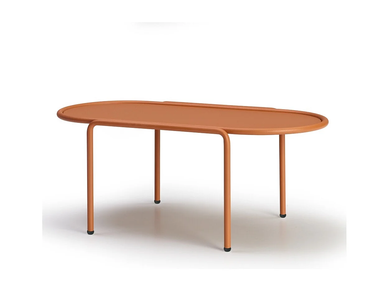 Table basse métal outdoor indoor, 77 x 40 x H30 cm