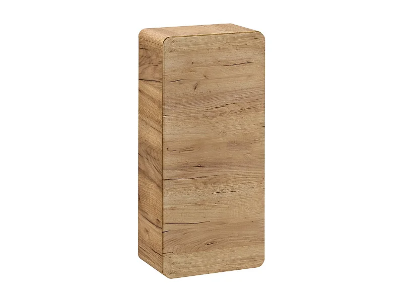 Columna de baño ERBANO – Roble claro – 35x75 cm – 1 puerta – Estilo contemporáneo