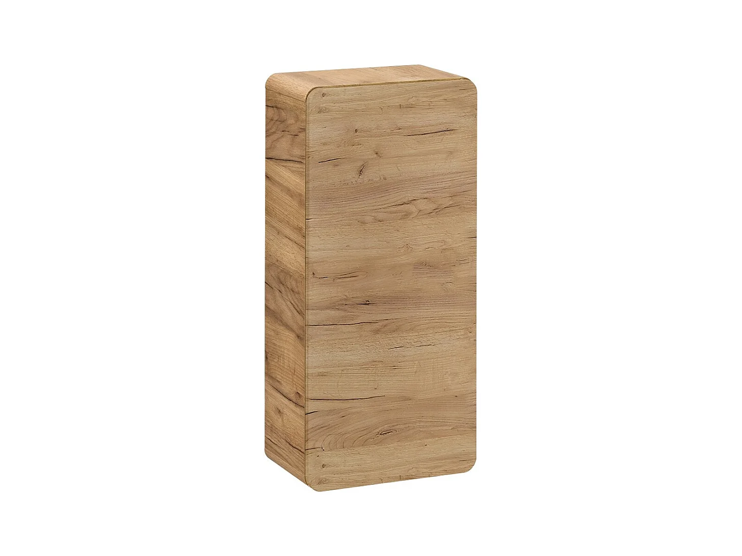Columna de baño ERBANO – Roble claro – 35x75 cm – 1 puerta – Estilo contemporáneo