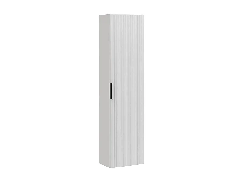 Coluna para banheiro NOXERA – 1 porta – Cor branco fosco – Altura 140 cm – Para pendurar