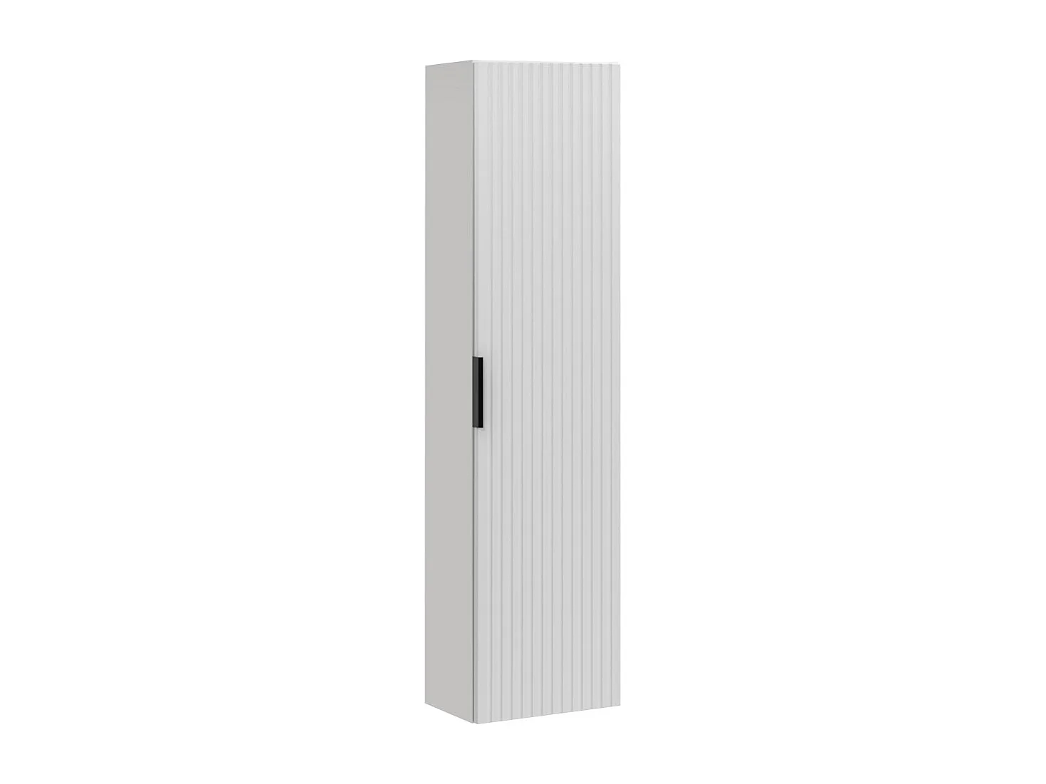 Columna de baño NOXERA – 1 puerta – Color blanco mate – Altura 140 cm – Para colgar