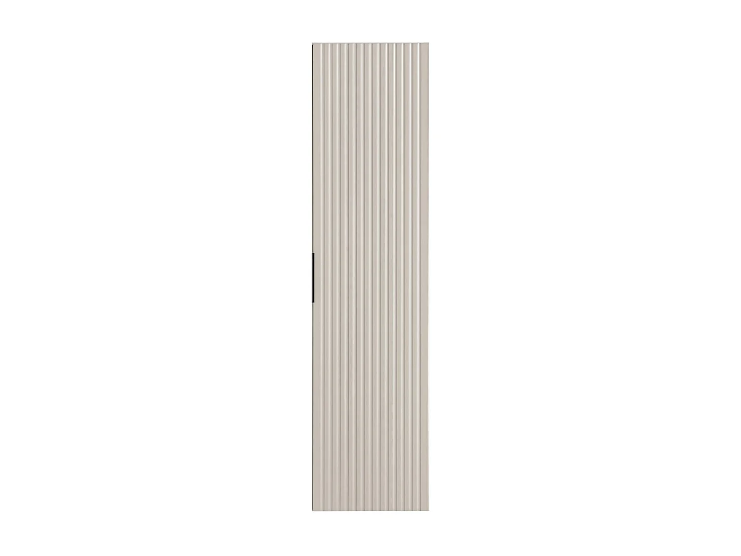 Colonne de salle de bain suspendue NOXERA – 1 porte – Beige mat – Hauteur 140 cm