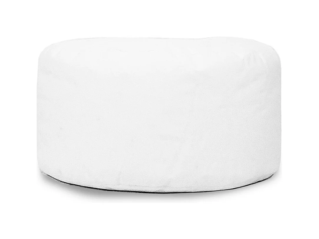 Witte Binnenpoef Rond - Ø60