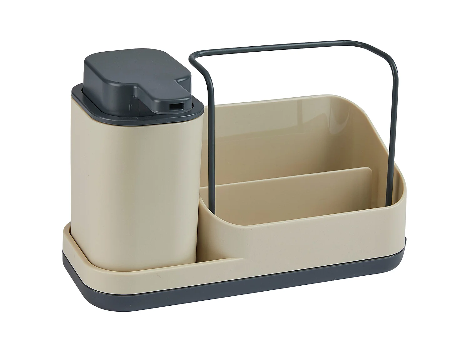 Organiseur d'Évier 4 en 1 "Néo" 21cm Beige