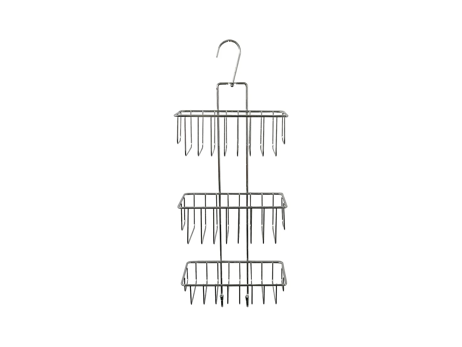 Serviteur de Douche 3 Niveaux "Filaire Basic" 59cm Chrome