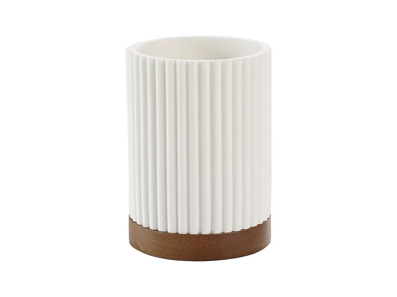 Gobelet Brosse à Dents "Niagara" 10cm Blanc