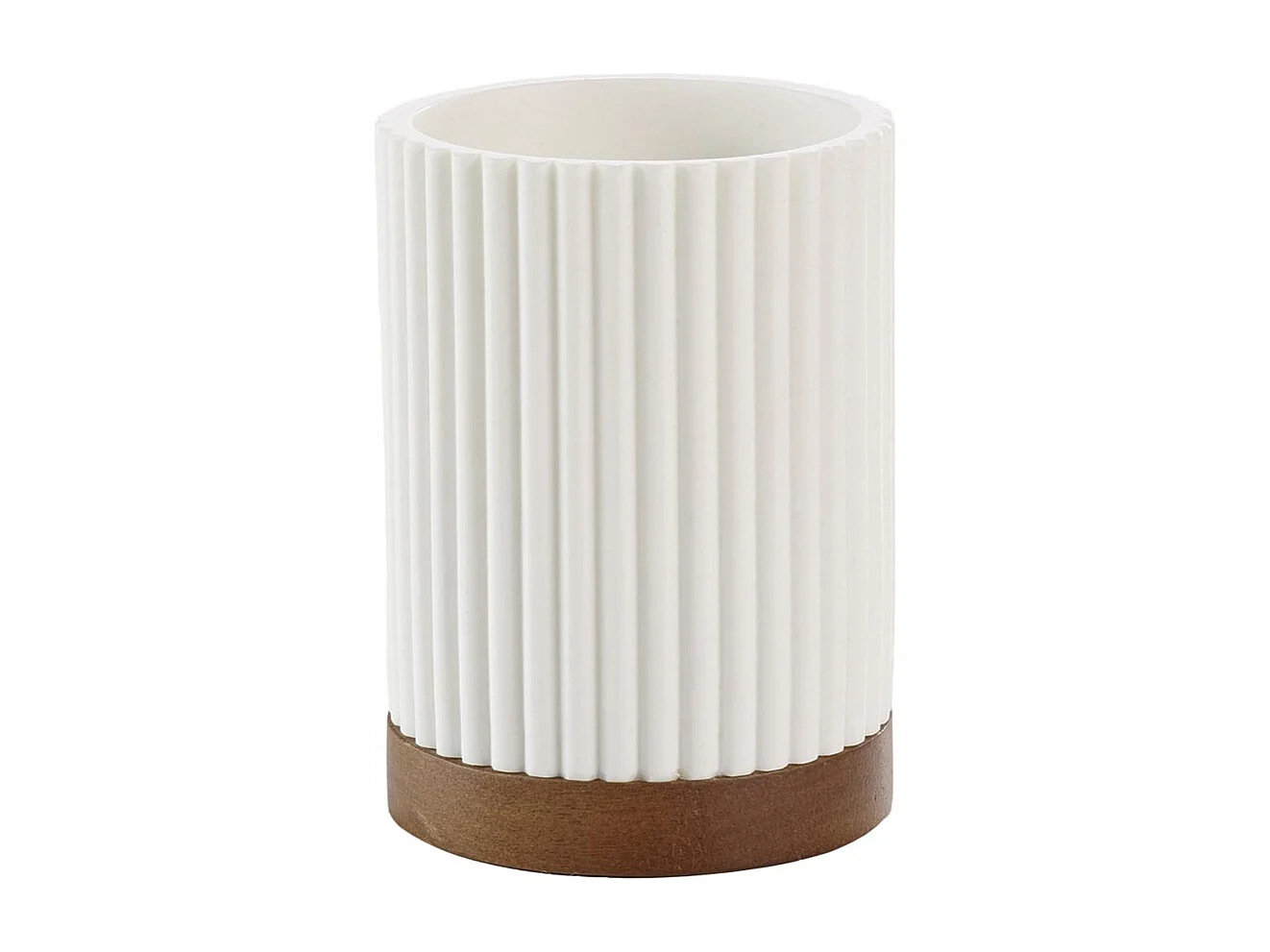 Gobelet Brosse à Dents "Niagara" 10cm Blanc