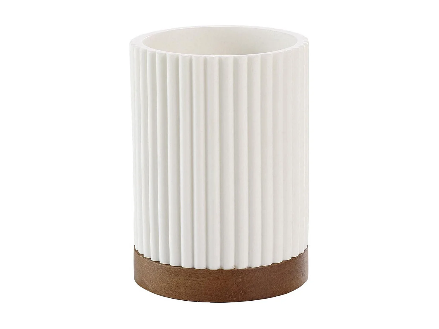 Gobelet Brosse à Dents "Niagara" 10cm Blanc