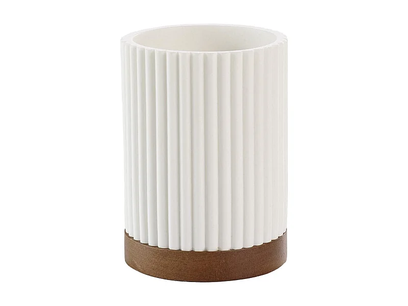 Gobelet Brosse à Dents "Niagara" 10cm Blanc