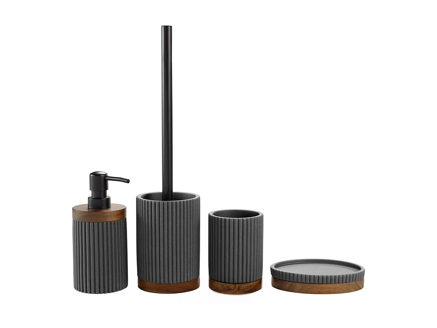 Gobelet Brosse à Dents "Niagara" 10cm Anthracite