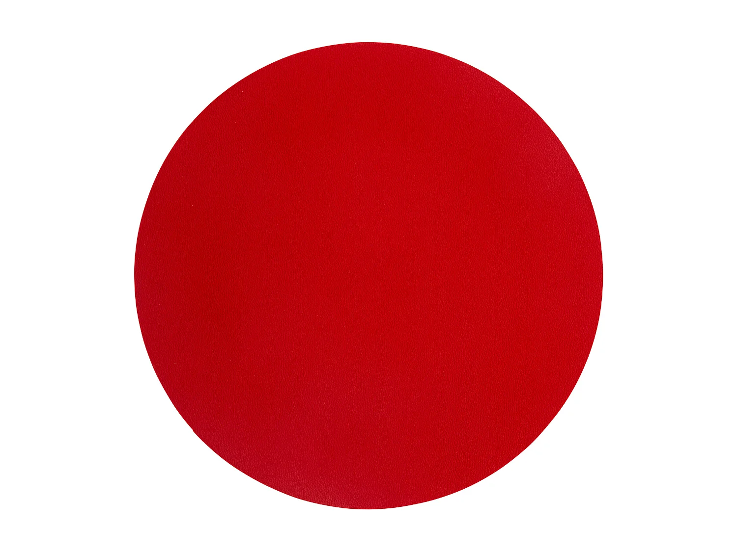 Set de Table Rond "Tenor" 38cm Rouge