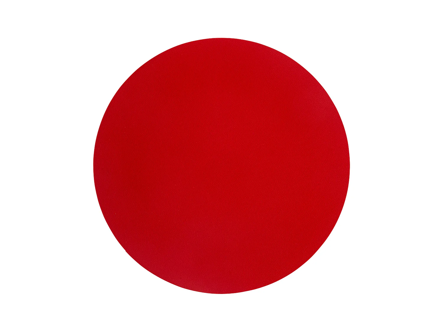 Set de Table Rond "Tenor" 38cm Rouge