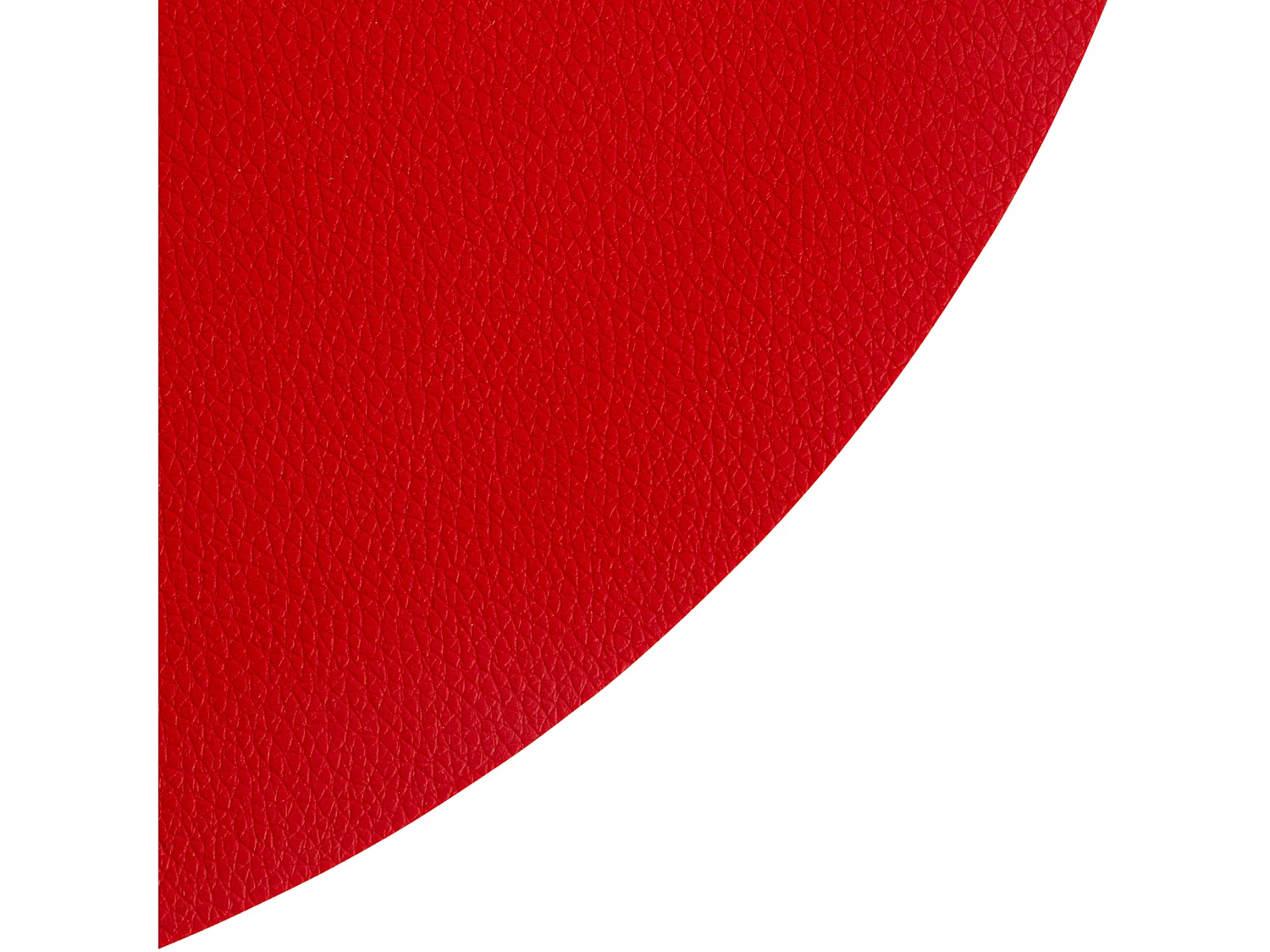 Set de Table Rond "Tenor" 38cm Rouge