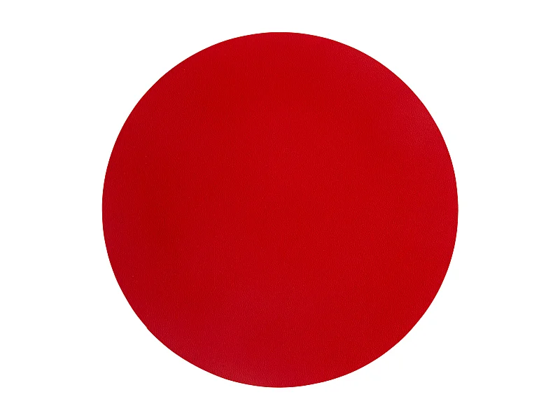 Set de Table Rond "Tenor" 38cm Rouge