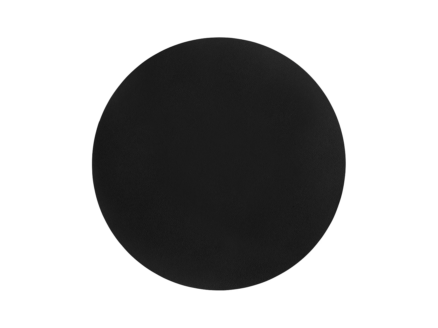 Set de Table Rond "Tenor" 38cm Noir